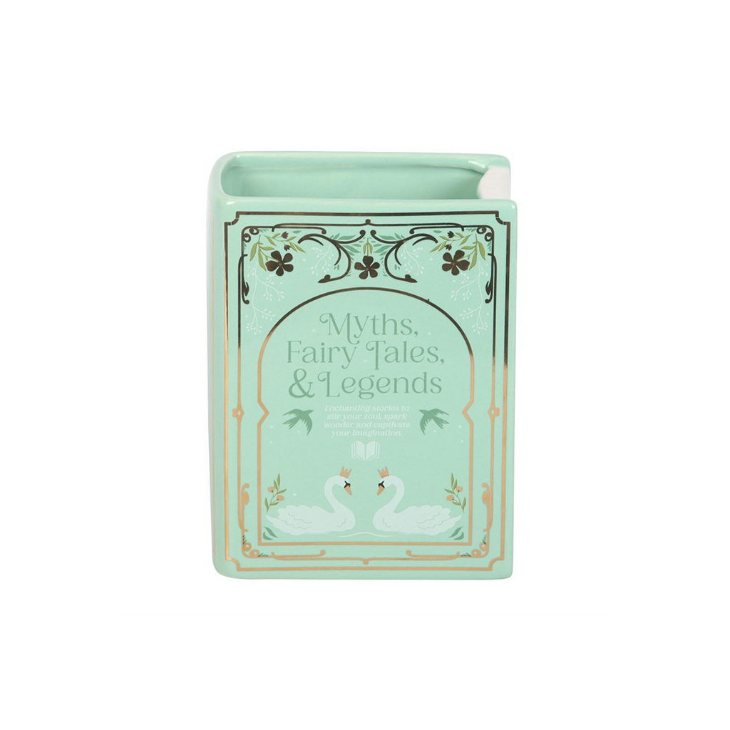 Green Book Shaped Vase