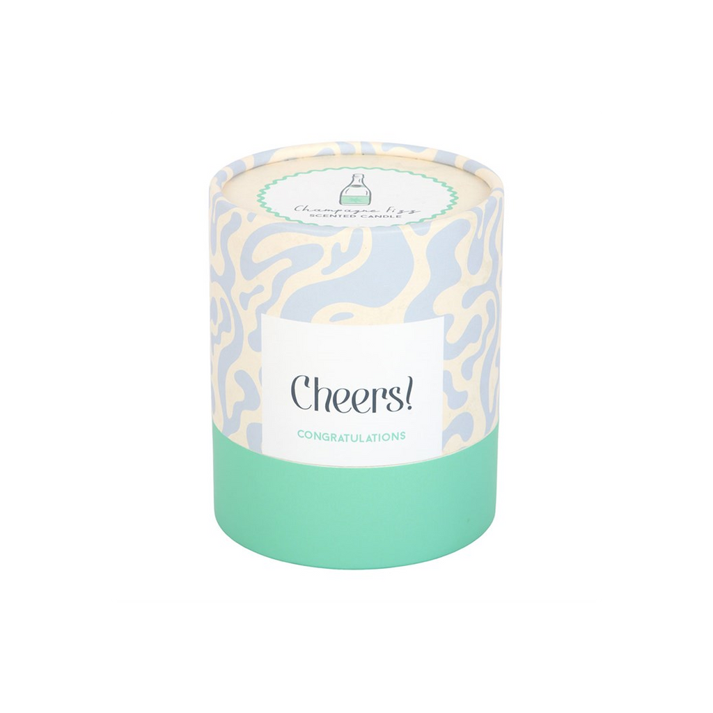 Cheers Congratulations Champagne Fizz Candle