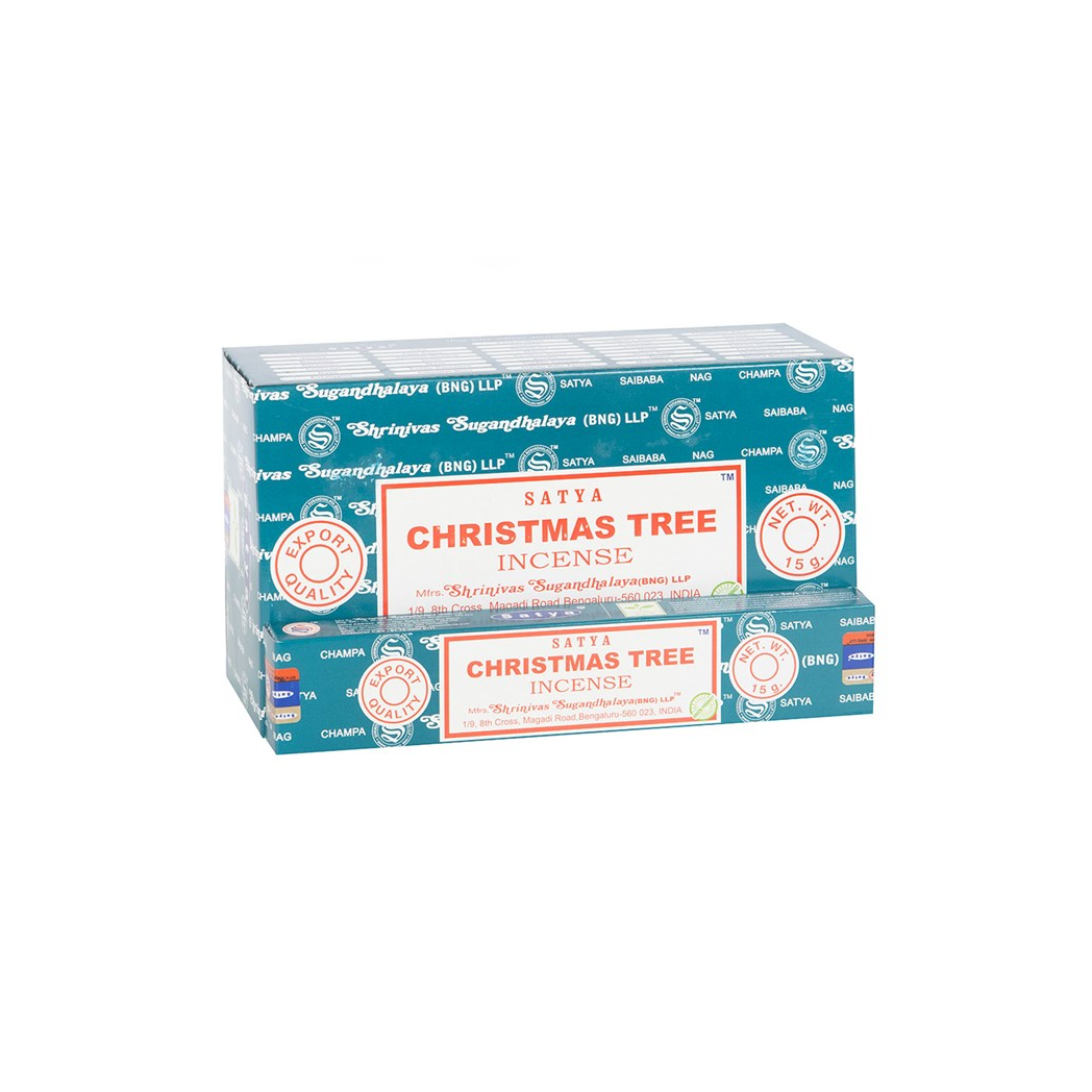 Set of 12 Christmas Tree Incense Sticks by Satya (12/50)
