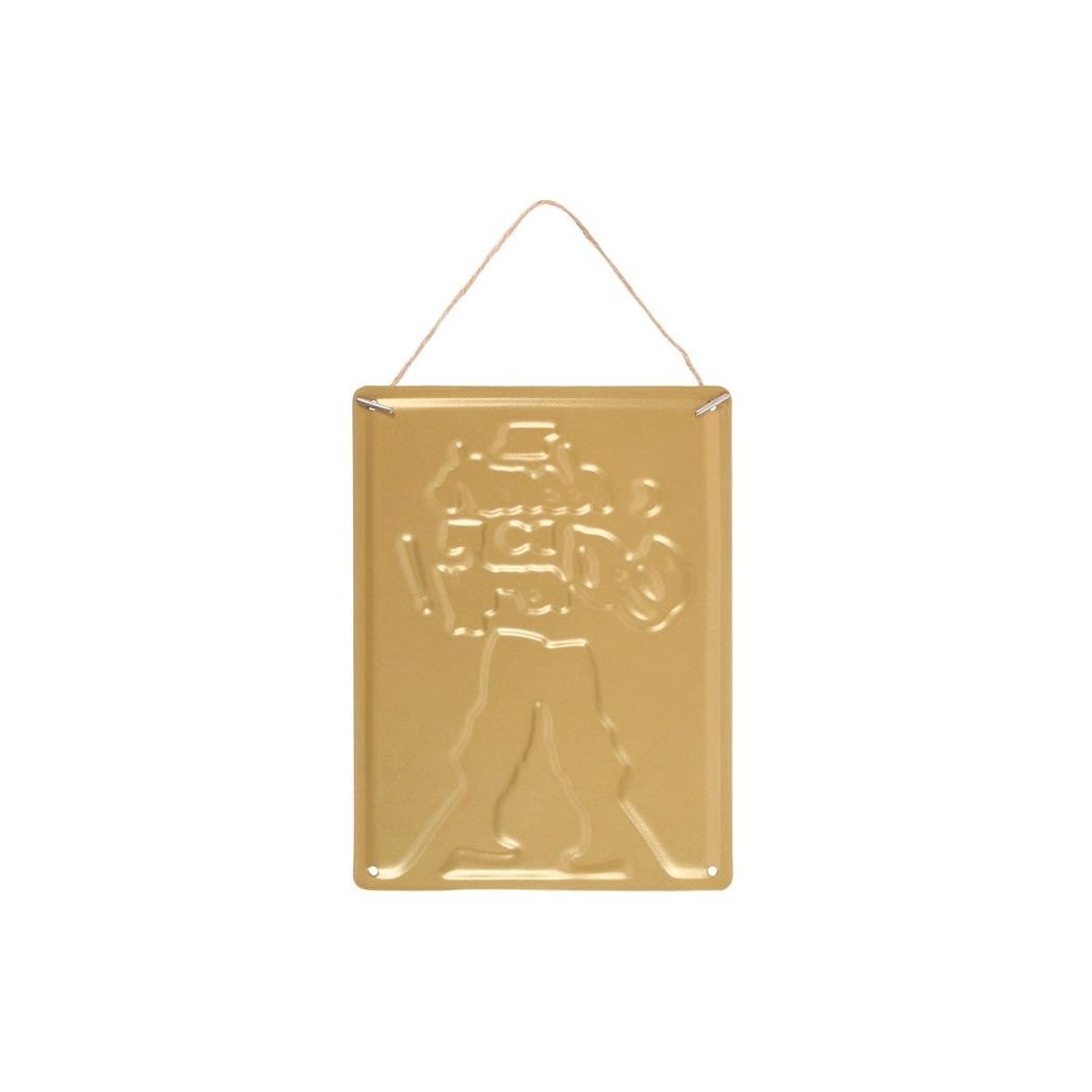 Til Death Do Us Party Champagne Hanging Metal Sign