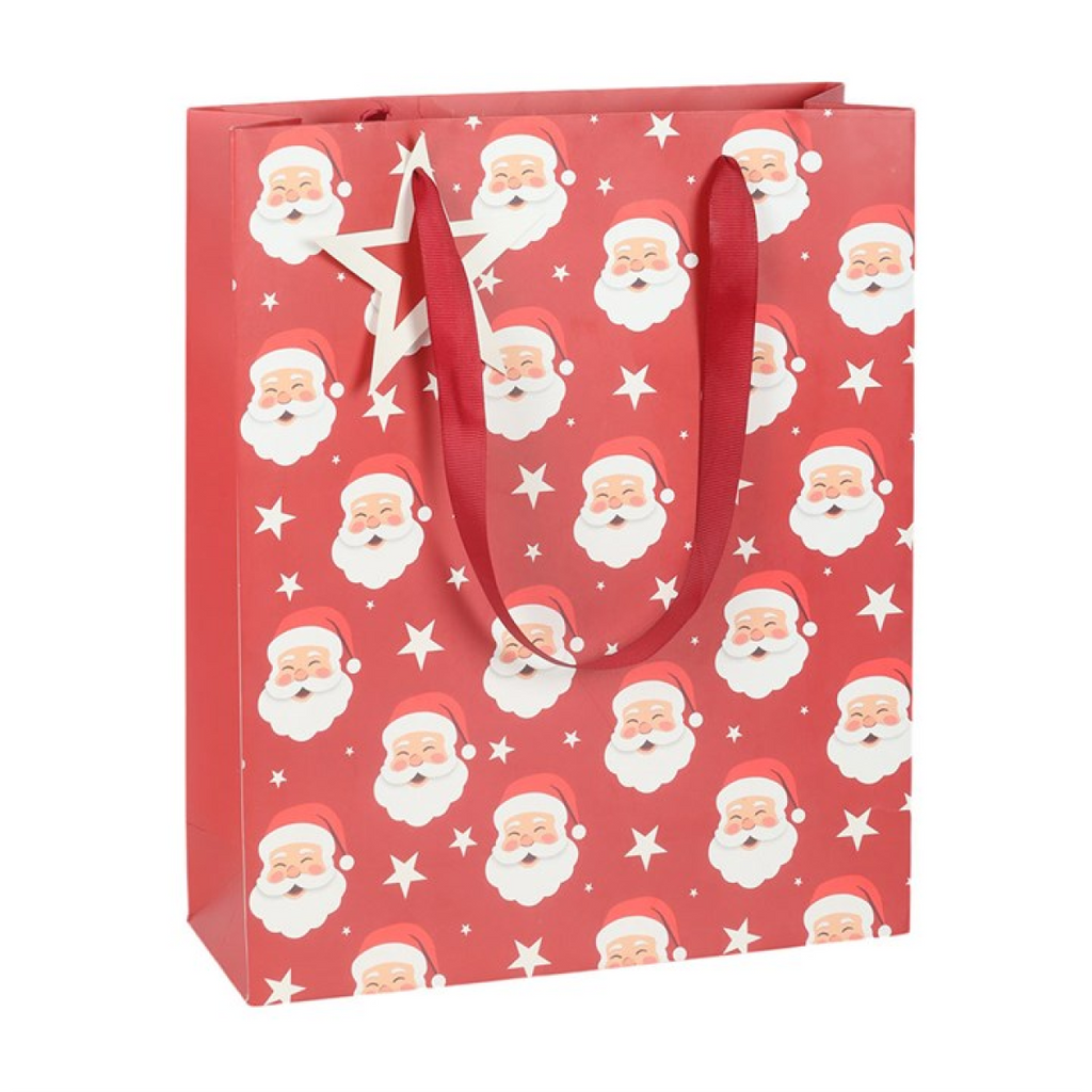 Jolly Santa Christmas Gift Bag