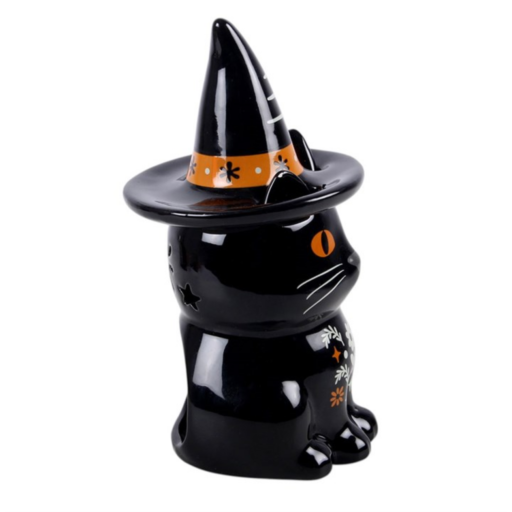 Frightful Folk Black Cat Oil Burner