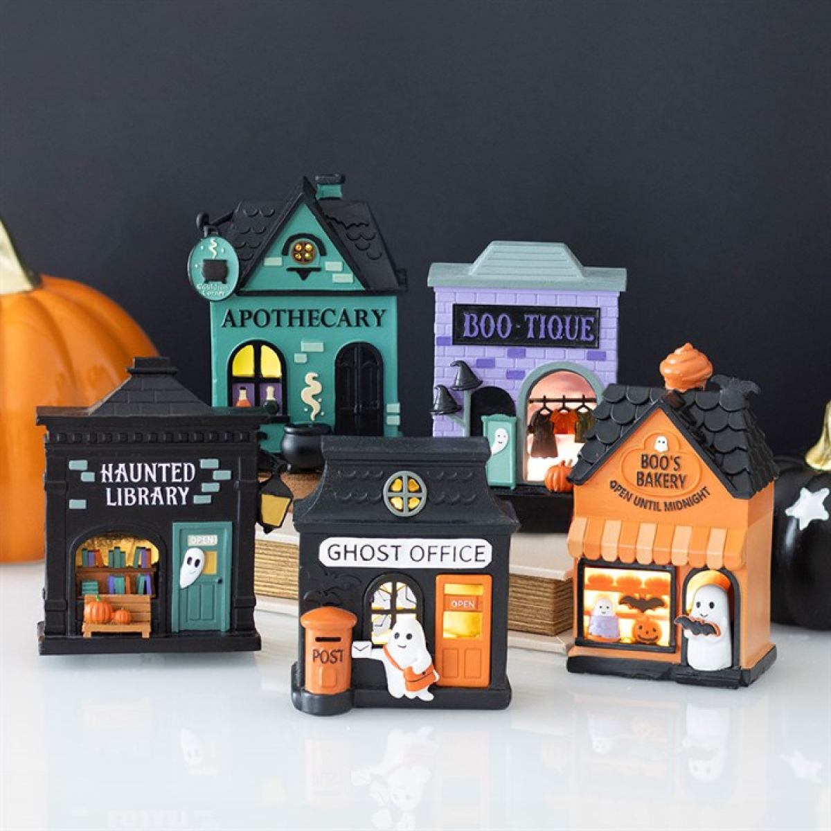 Haunted Library LED Light Up Decoration