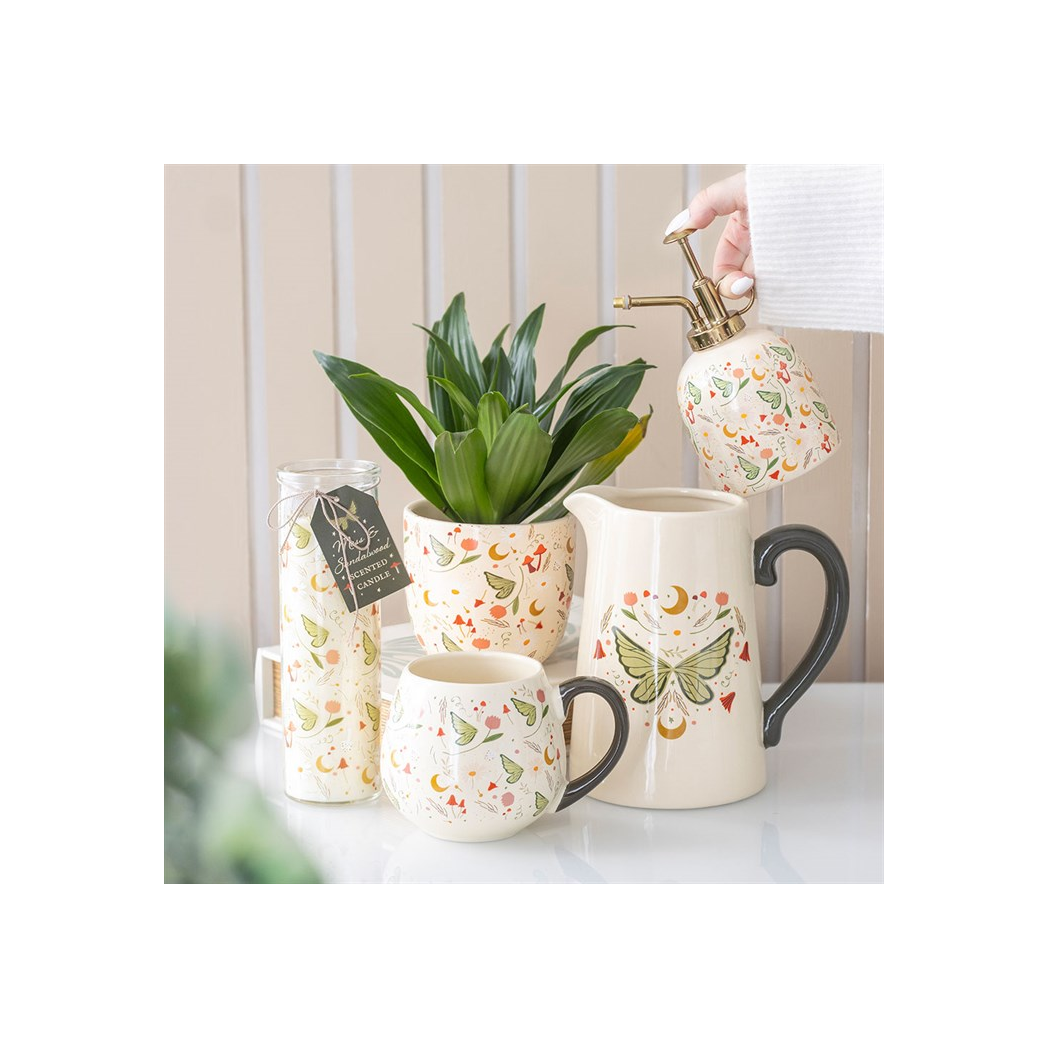 Fairy Folklore Print Moss & Sandalwood Tube Candle