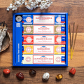 Gift Set of 5 Mini Satya Incense Packs with Holder